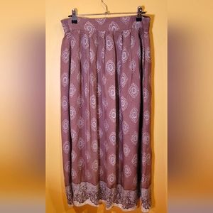 Light Brown Midi Skirt